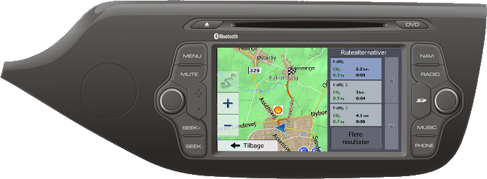 Kia Ceed Navigation Bilstereo > Navigation > Kia