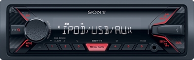 SONY Autoradio DSXA200UI med USB/AUX på front Bilstereo