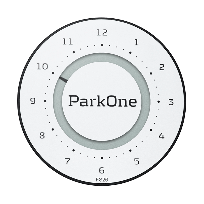 ParkOne 2 Titanium Alpine White Indvendig tilbehør > Parkeringsure