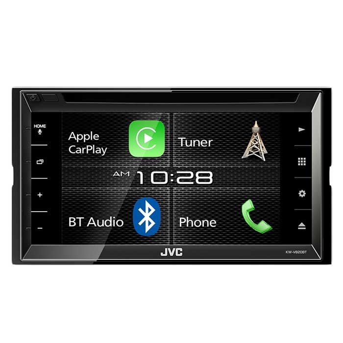 JVC autoradio KWV820BTE 2 DIN CD / RDS turner m. Bluetooth Bilstereo