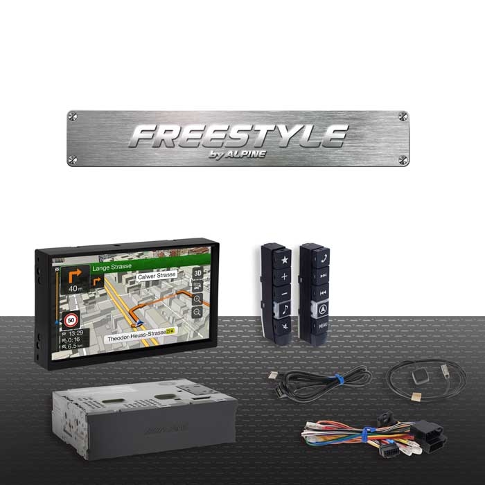 Alpine X701DF Freestyle 7" navigation Bilstereo > Navigation > Universal