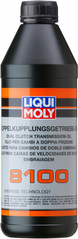 Dobbelt kobling gearolie "8100" i 1 liters flaske fra Liqui Moly Gearolie fra Liqui Moly
